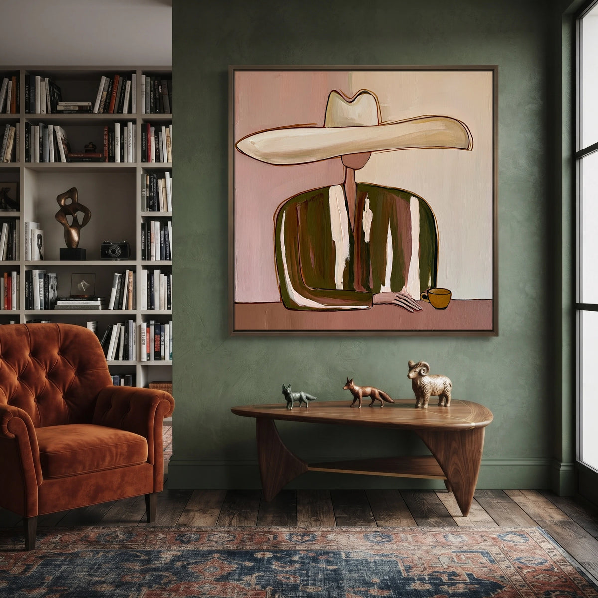 A Small Golden Cup — artwork in an interior setting 5