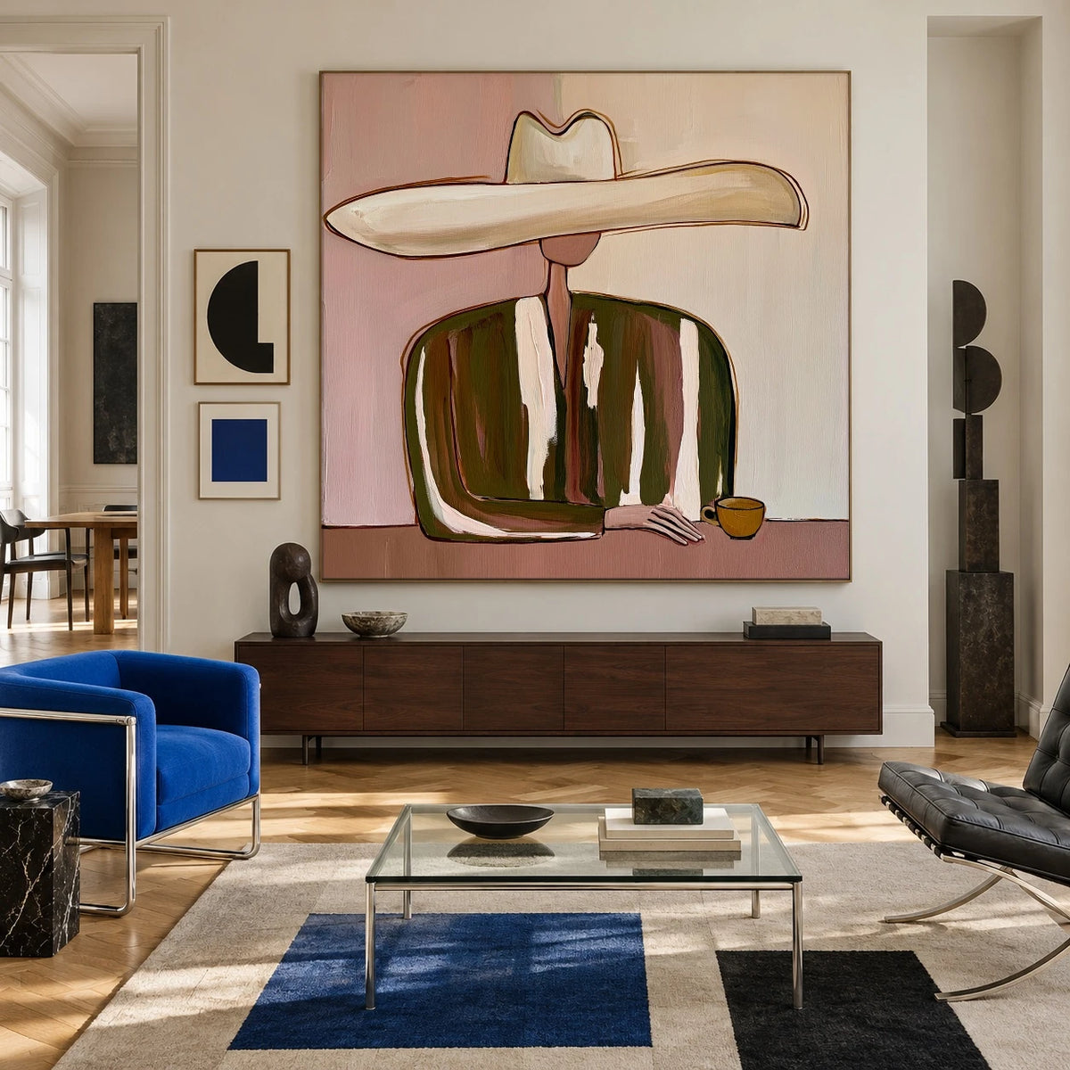 A Small Golden Cup — artwork in an interior setting 6