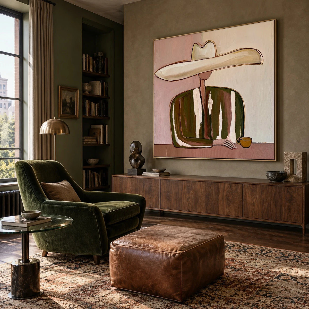 A Small Golden Cup — artwork in an interior setting 7