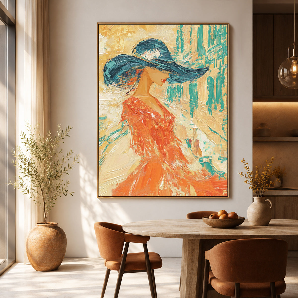 A Sweep of Azure — artwork in an interior setting 3