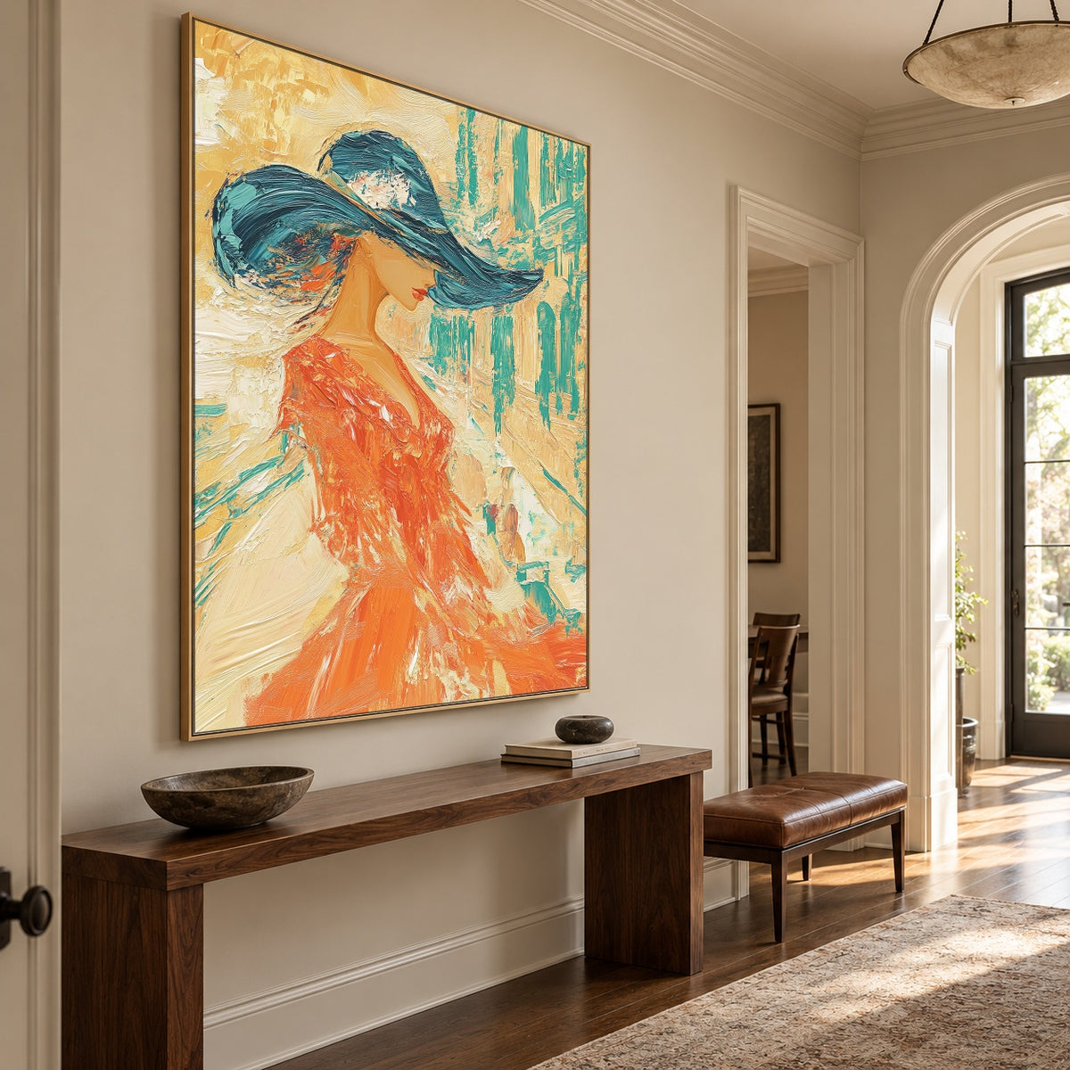 A Sweep of Azure — artwork in an interior setting 6