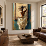 A Turn Toward Gold — artwork in an interior setting 6
