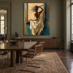 A Turn Toward Gold — artwork in an interior setting 8