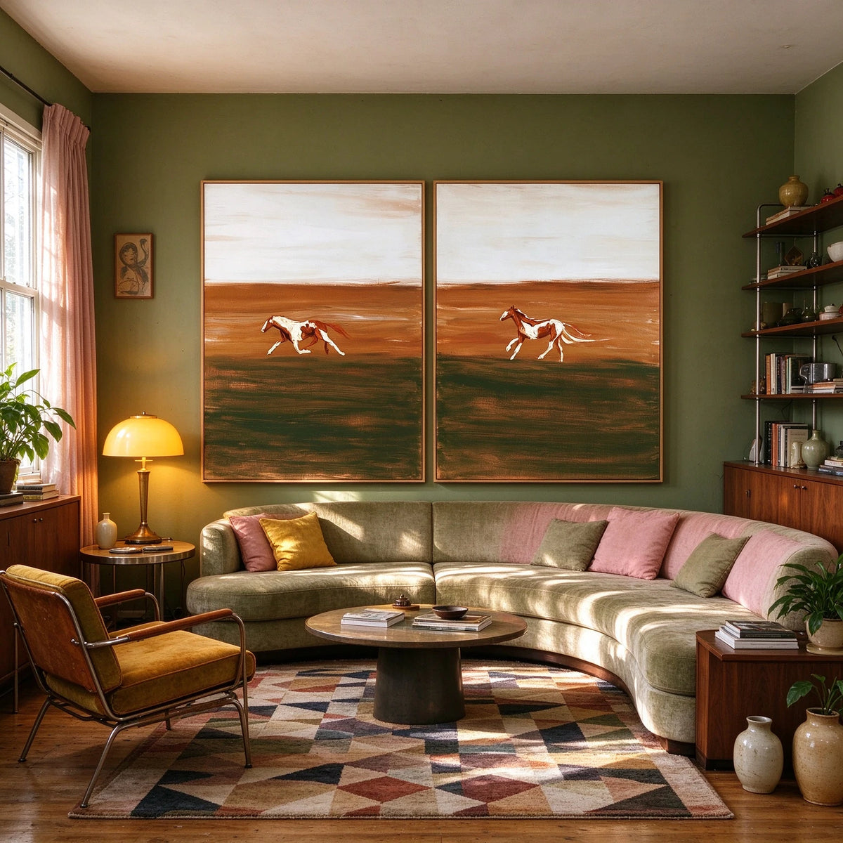 Across a Shared Prairie — artwork in an interior setting 3