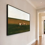 Across the Green Plain — side view of the artwork