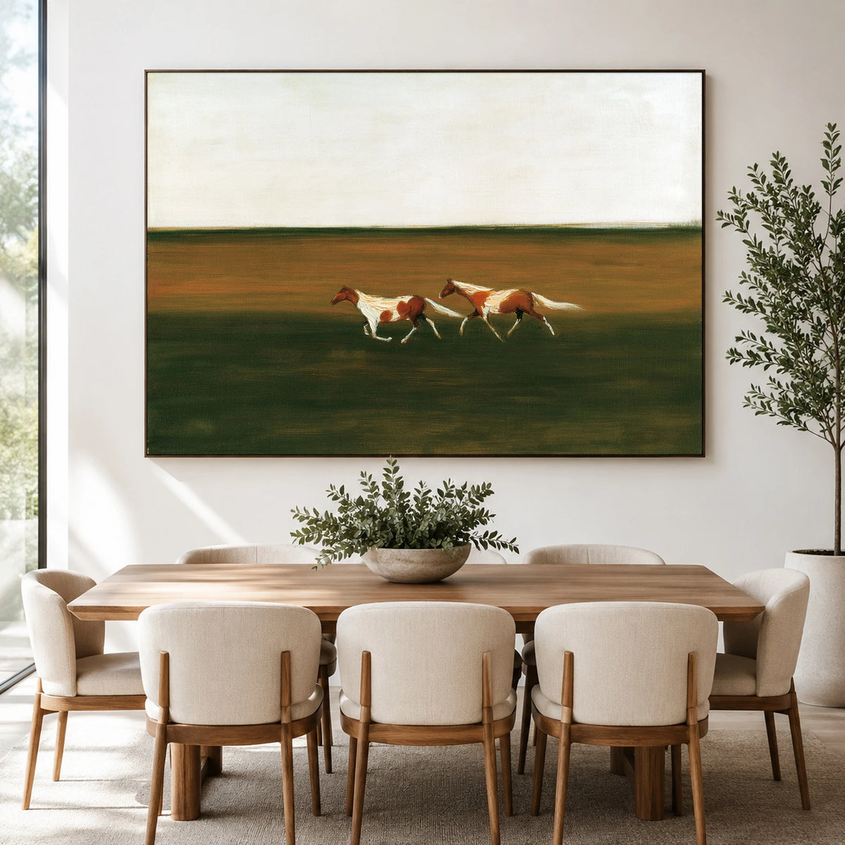 Across the Green Plain — artwork in an interior setting 4