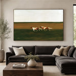 Across the Green Plain — artwork in an interior setting 5