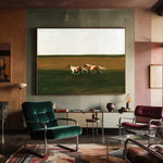 Across the Green Plain — artwork in an interior setting 8