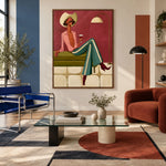 An Evening in Stripes — artwork in an interior setting 4