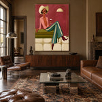 An Evening in Stripes — artwork in an interior setting 7