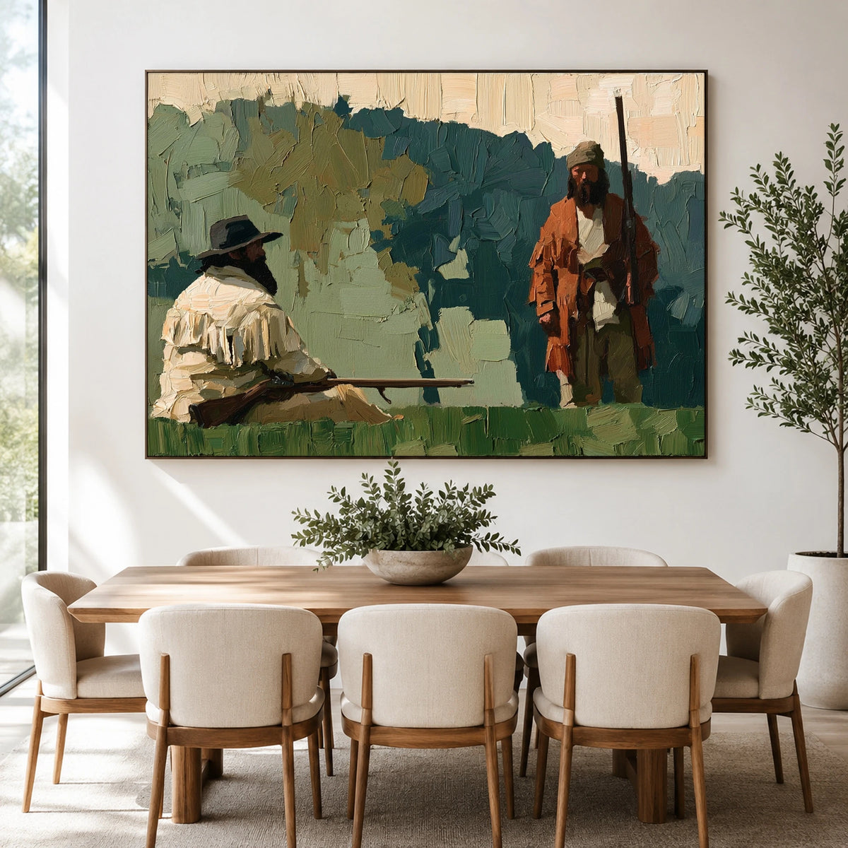 An Unhurried Riverbank — artwork in an interior setting 4