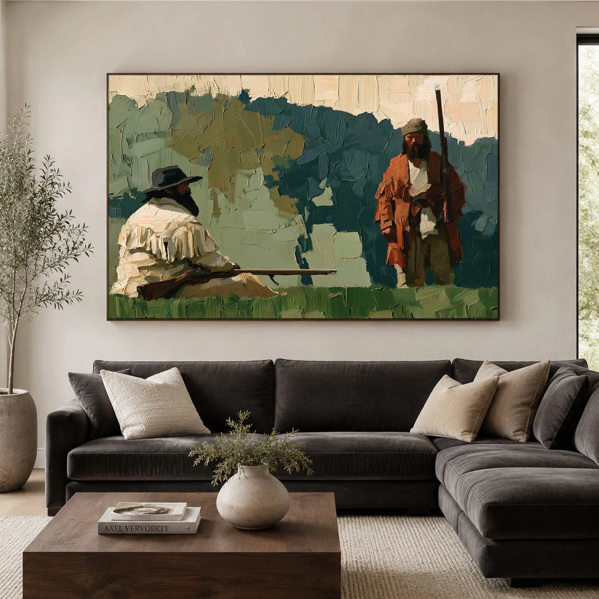 An Unhurried Riverbank — artwork in an interior setting 5