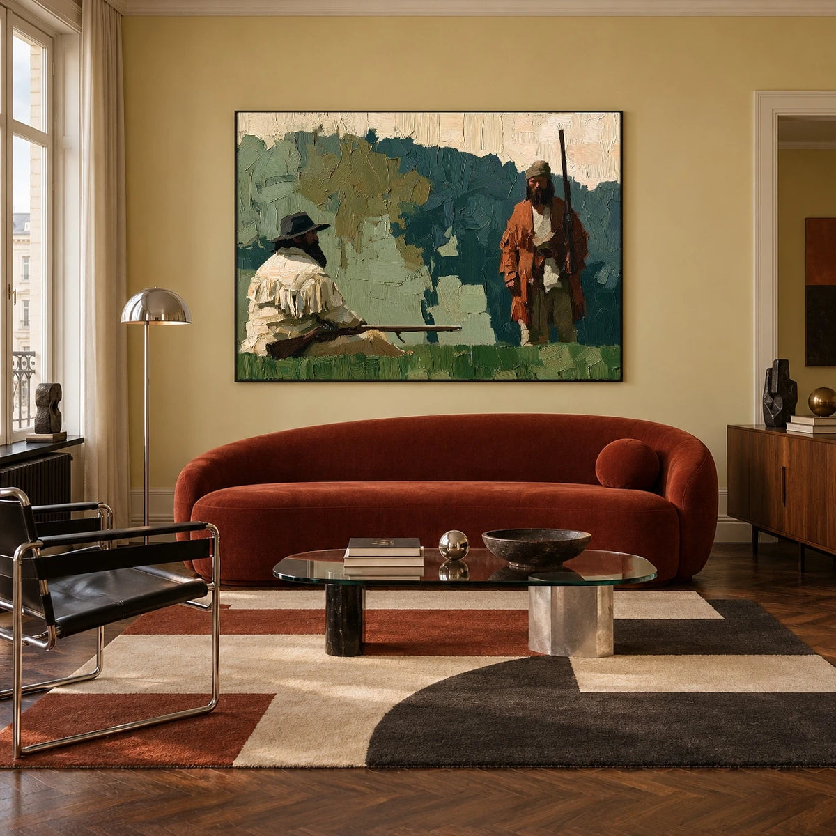 An Unhurried Riverbank — artwork in an interior setting 6