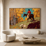 Aspen Trail Ember — artwork in an interior setting 3