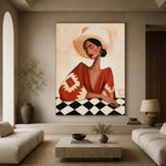At the Checkered Table — artwork in an interior setting 3