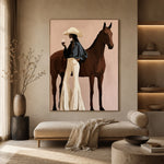 Beside Her Bay — front view in a living space
