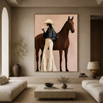 Beside Her Bay — artwork in an interior setting 3