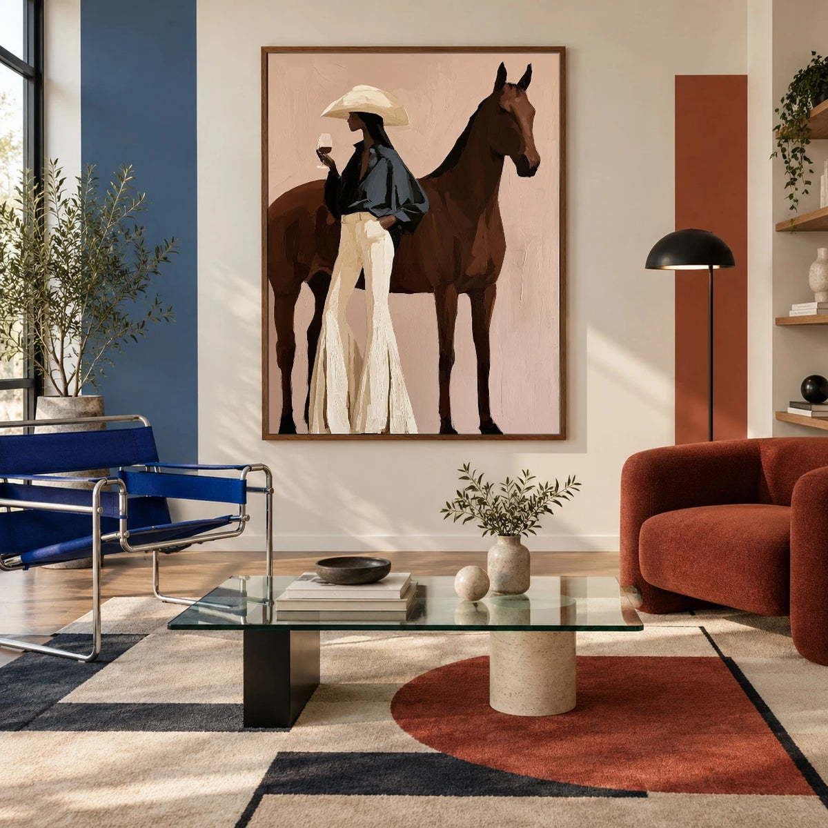 Beside Her Bay — artwork in an interior setting 4
