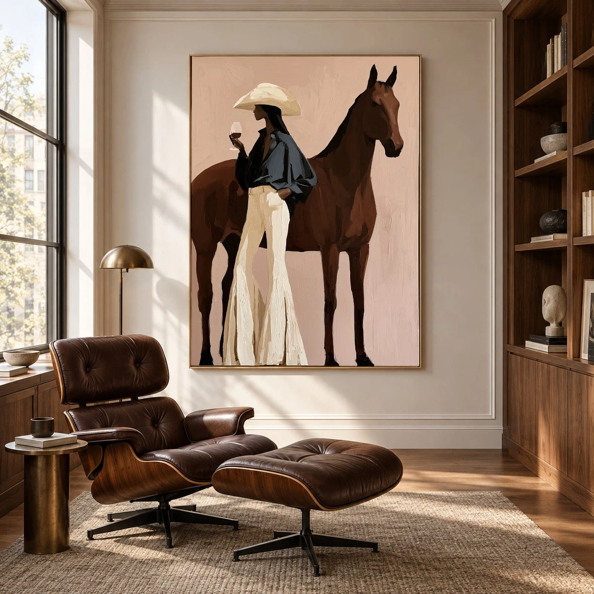 Beside Her Bay — artwork in an interior setting 5