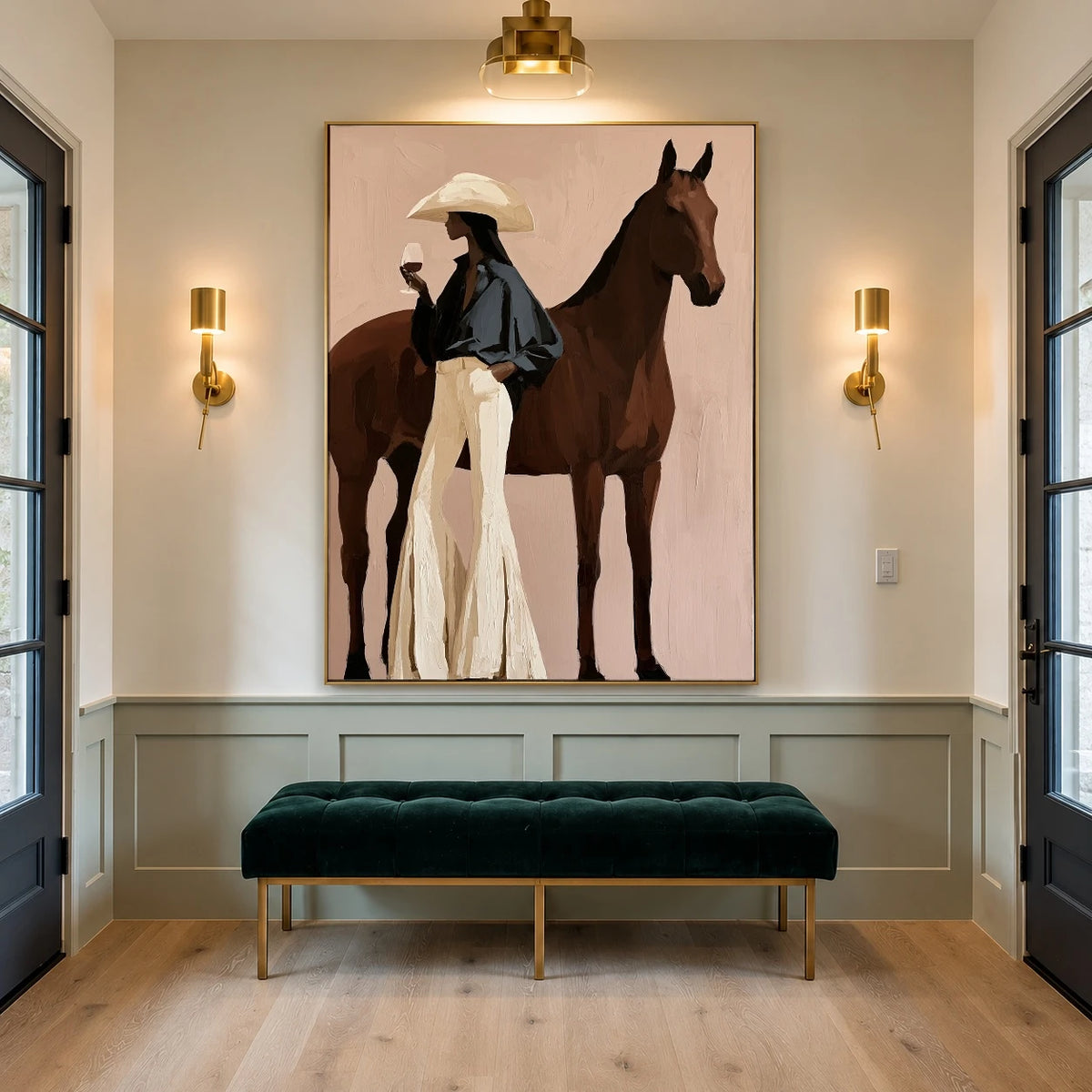 Beside Her Bay — artwork in an interior setting 6