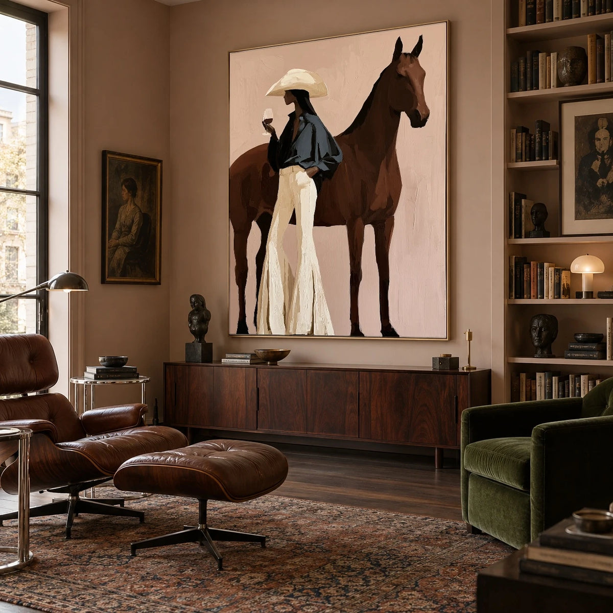 Beside Her Bay — artwork in an interior setting 7