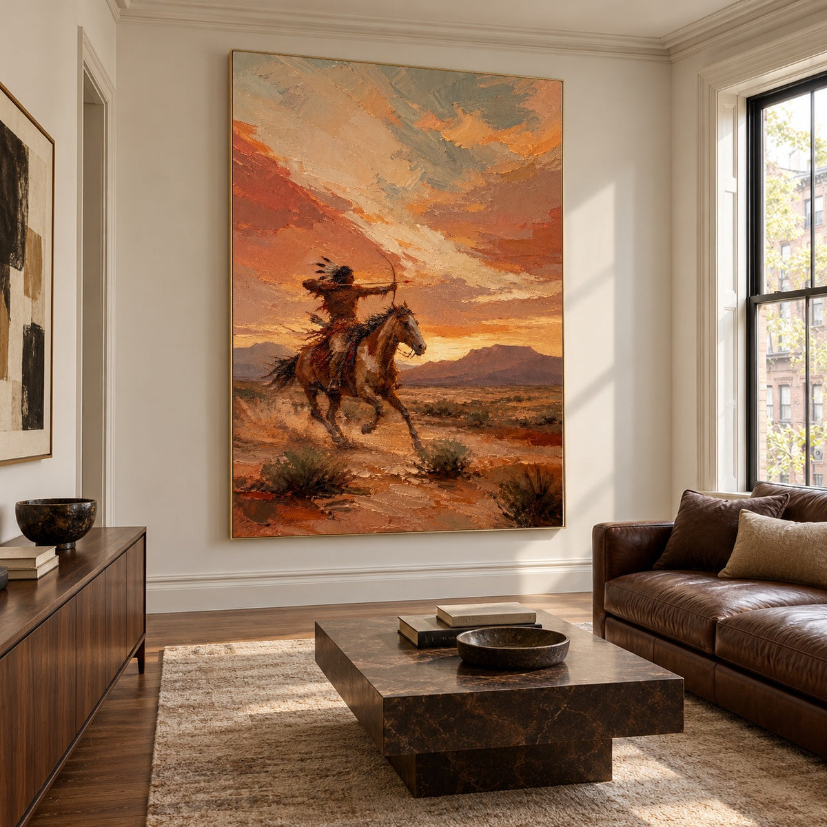 Beyond the Amber Ridge — artwork in an interior setting 7
