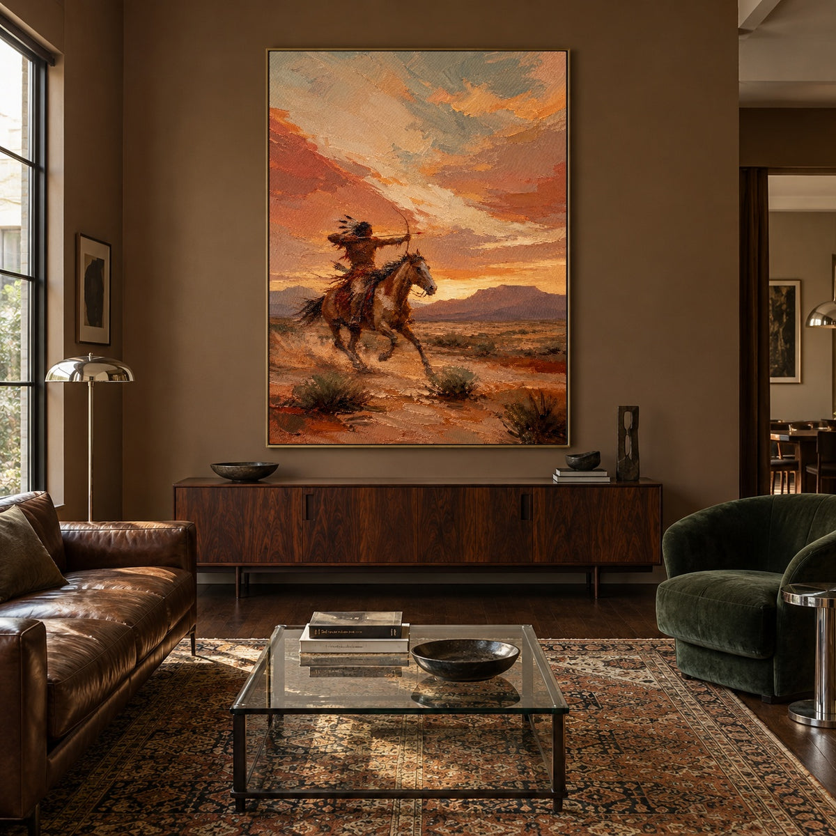 Beyond the Amber Ridge — artwork in an interior setting 8