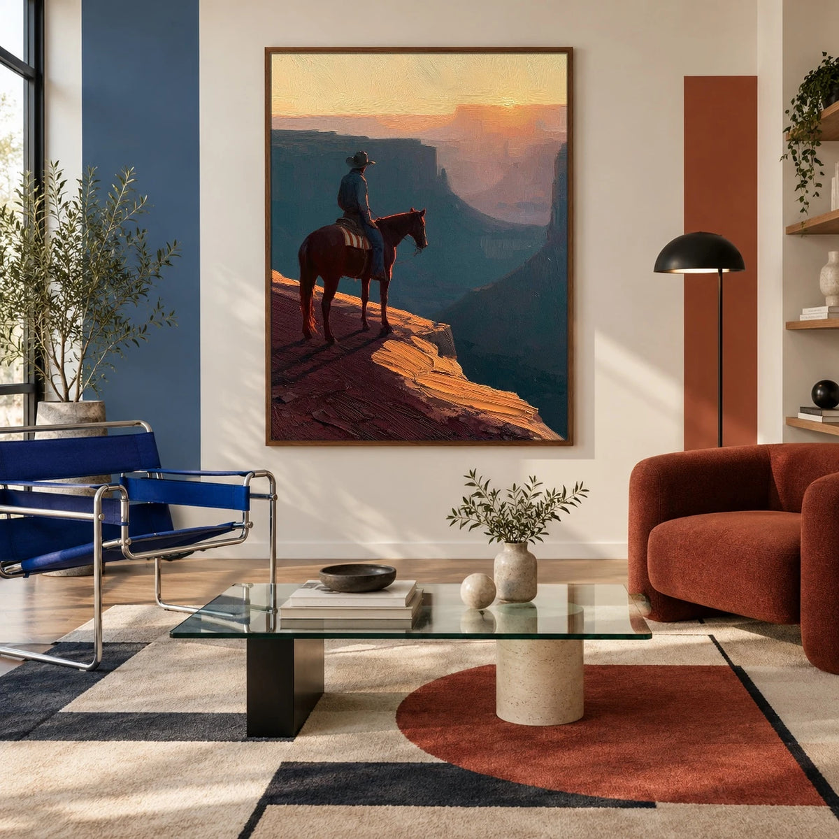 Beyond the Sunlit Edge — artwork in an interior setting 4