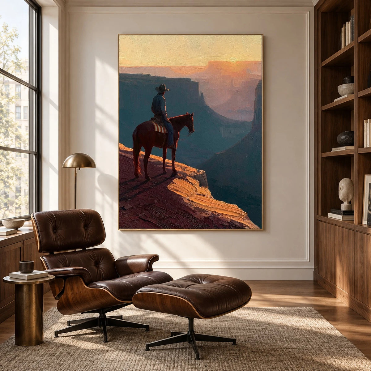 Beyond the Sunlit Edge — artwork in an interior setting 5