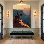 Beyond the Sunlit Edge — artwork in an interior setting 6
