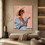 Blue Blouse Aperitif — artwork in an interior setting 3