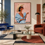 Blue Blouse Aperitif — artwork in an interior setting 4