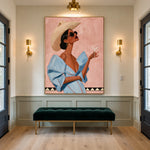 Blue Blouse Aperitif — artwork in an interior setting 6