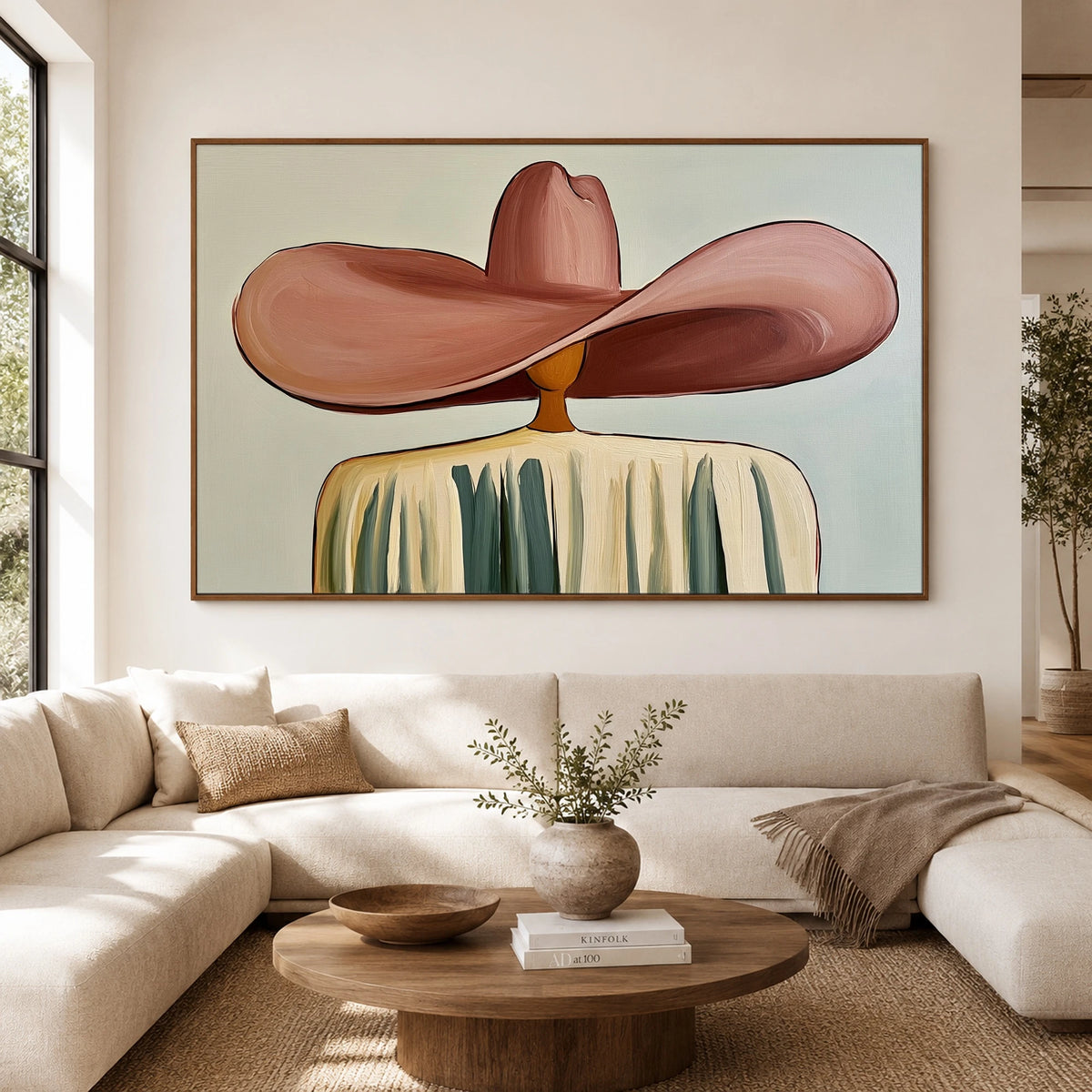Brim Across the Sky — front view in a living space