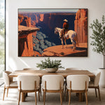 Canyon Rim Stillness — artwork in an interior setting 4