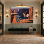 Canyon Rim Stillness — artwork in an interior setting 7