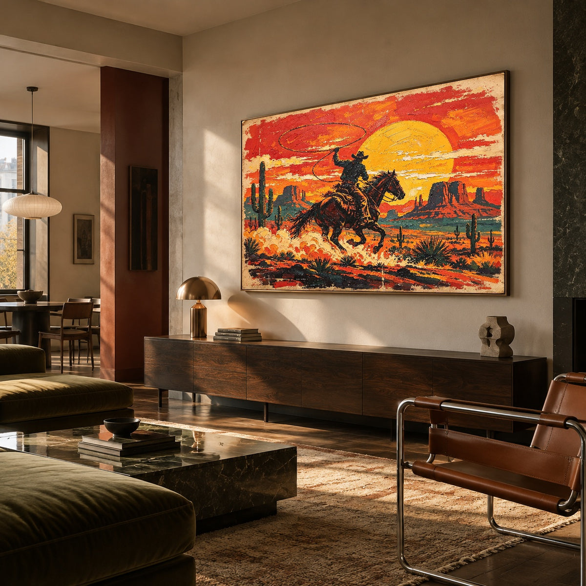 Chasing the Last Gold — artwork in an interior setting 3