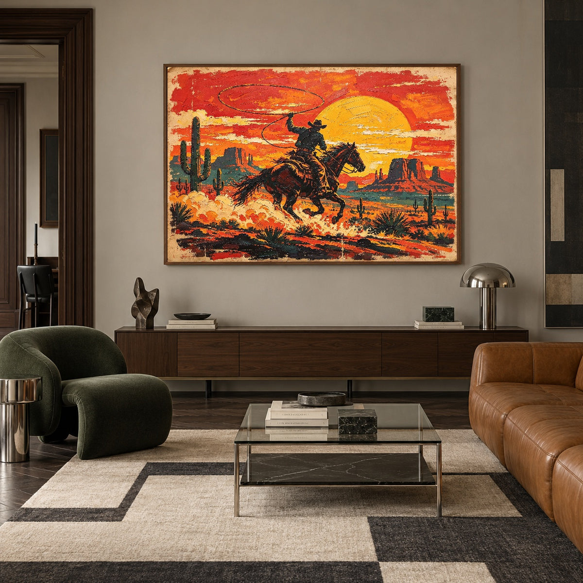 Chasing the Last Gold — artwork in an interior setting 4