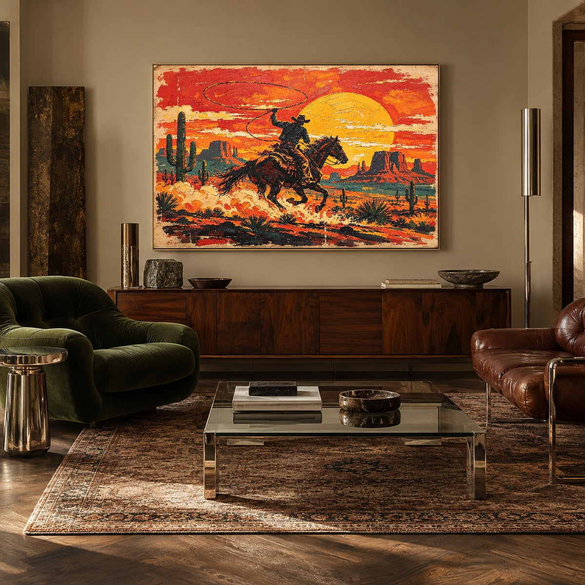 Chasing the Last Gold — artwork in an interior setting 6