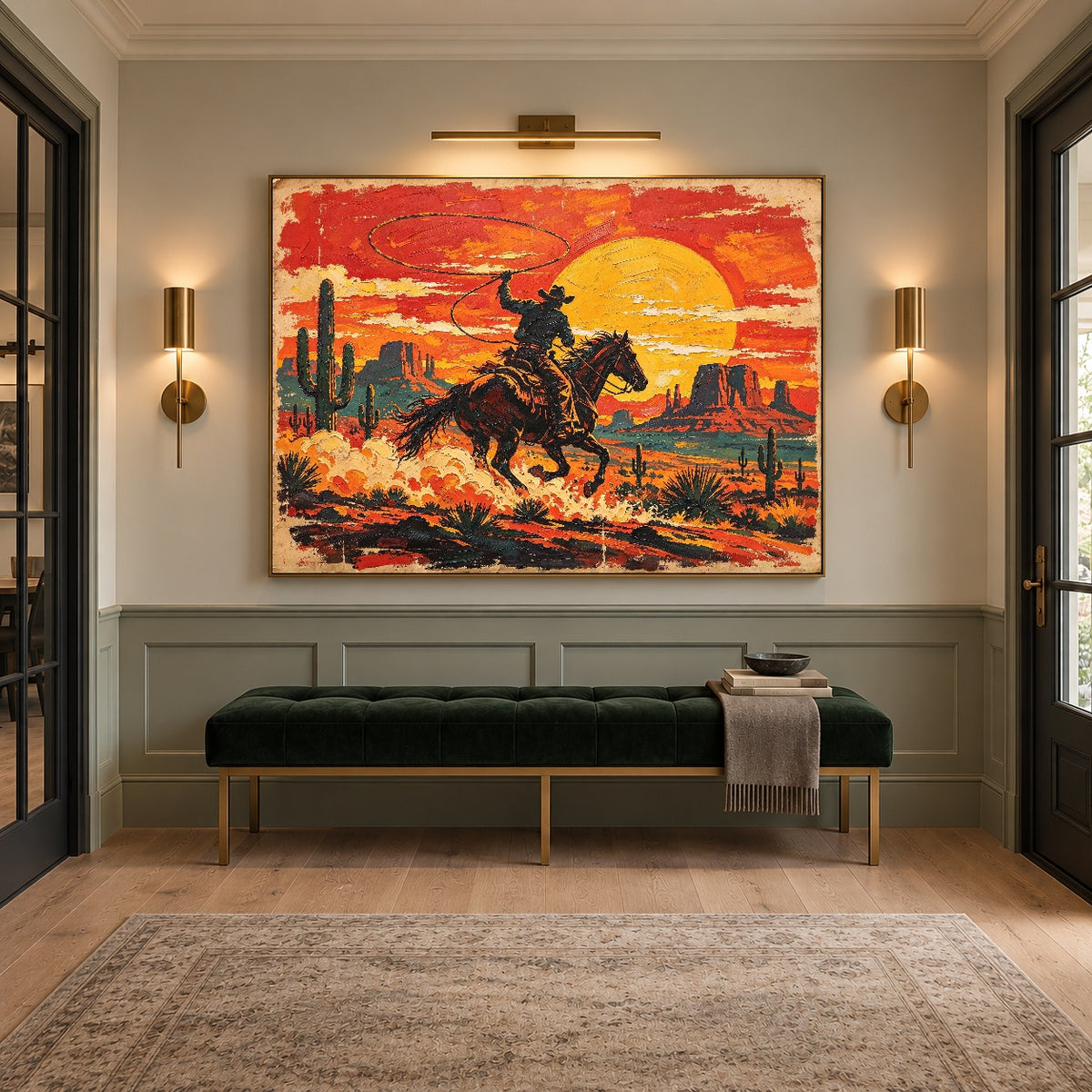 Chasing the Last Gold — artwork in an interior setting 8