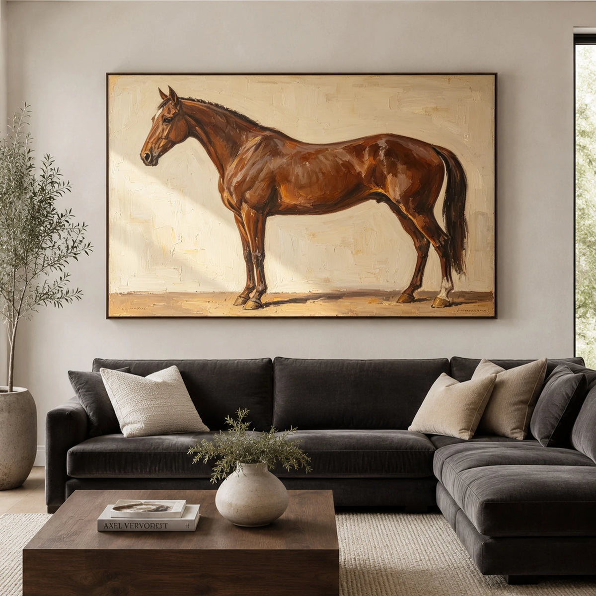 Chestnut in Warm Light — artwork in an interior setting 5