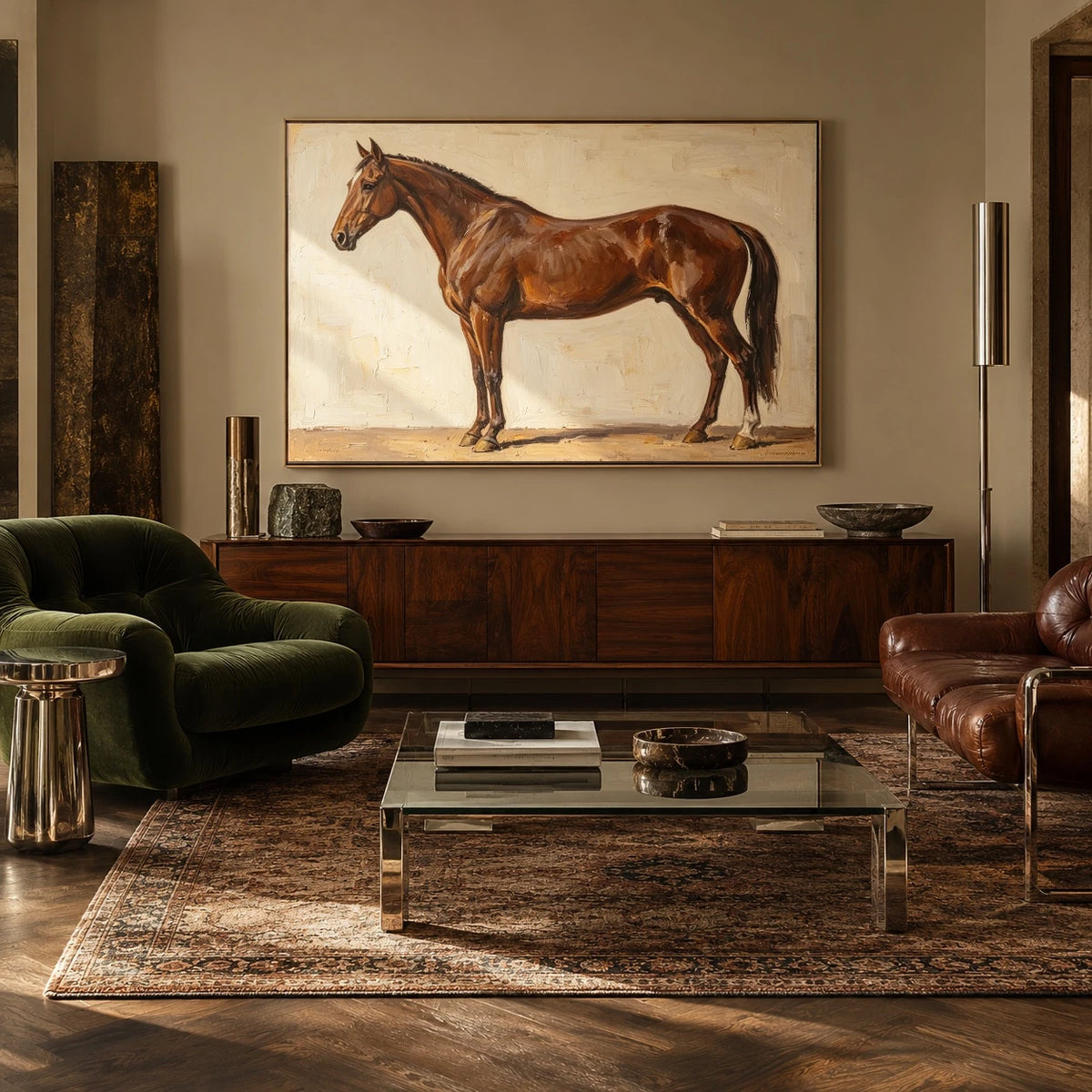 Chestnut in Warm Light — artwork in an interior setting 7