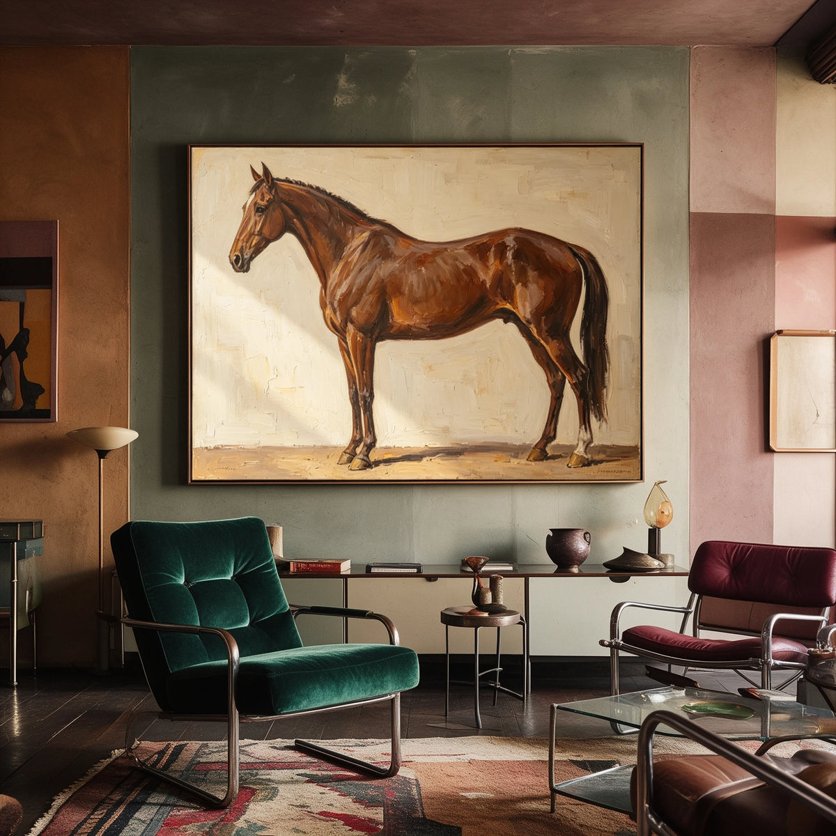 Chestnut in Warm Light — artwork in an interior setting 8