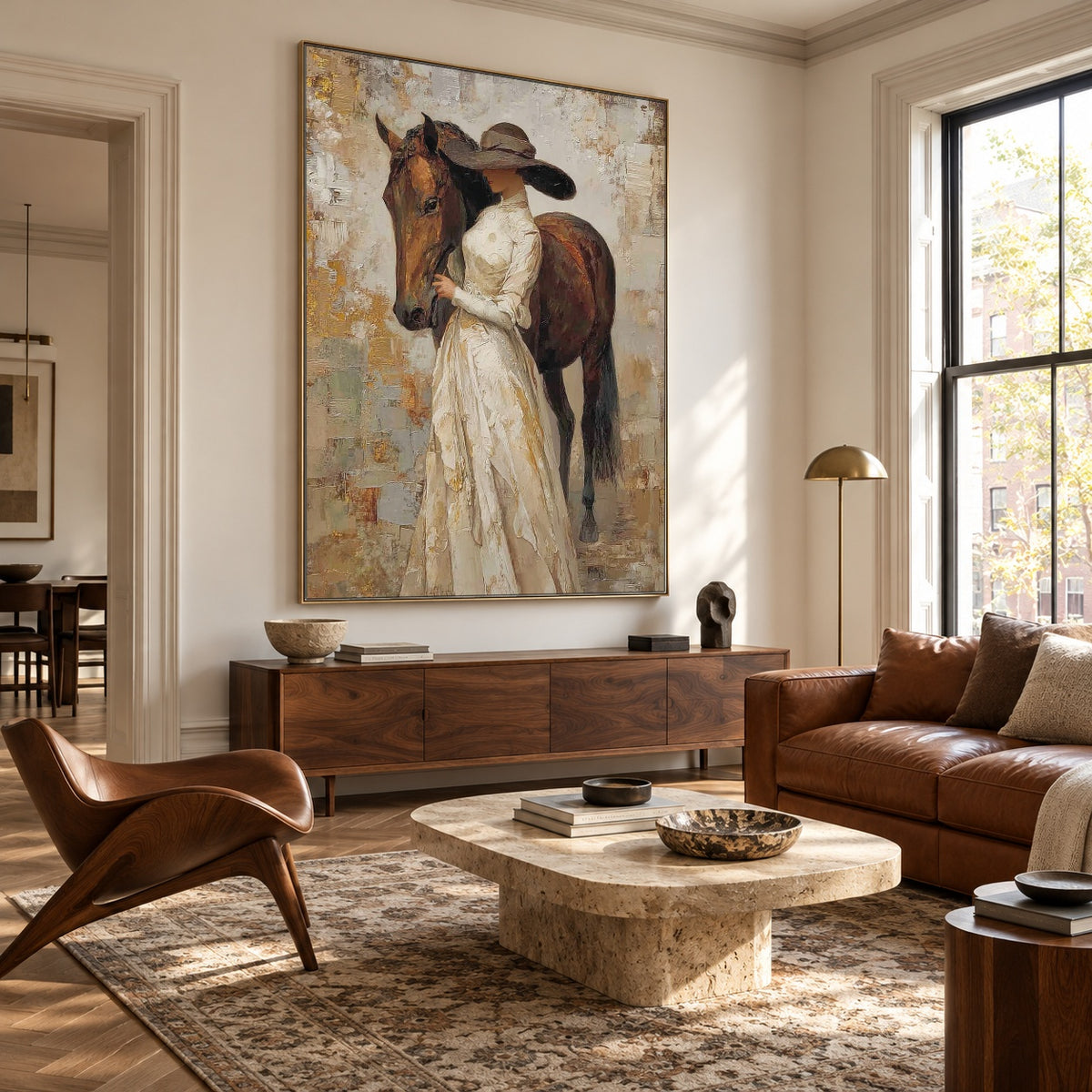 Close to Her Heart — side view of the artwork