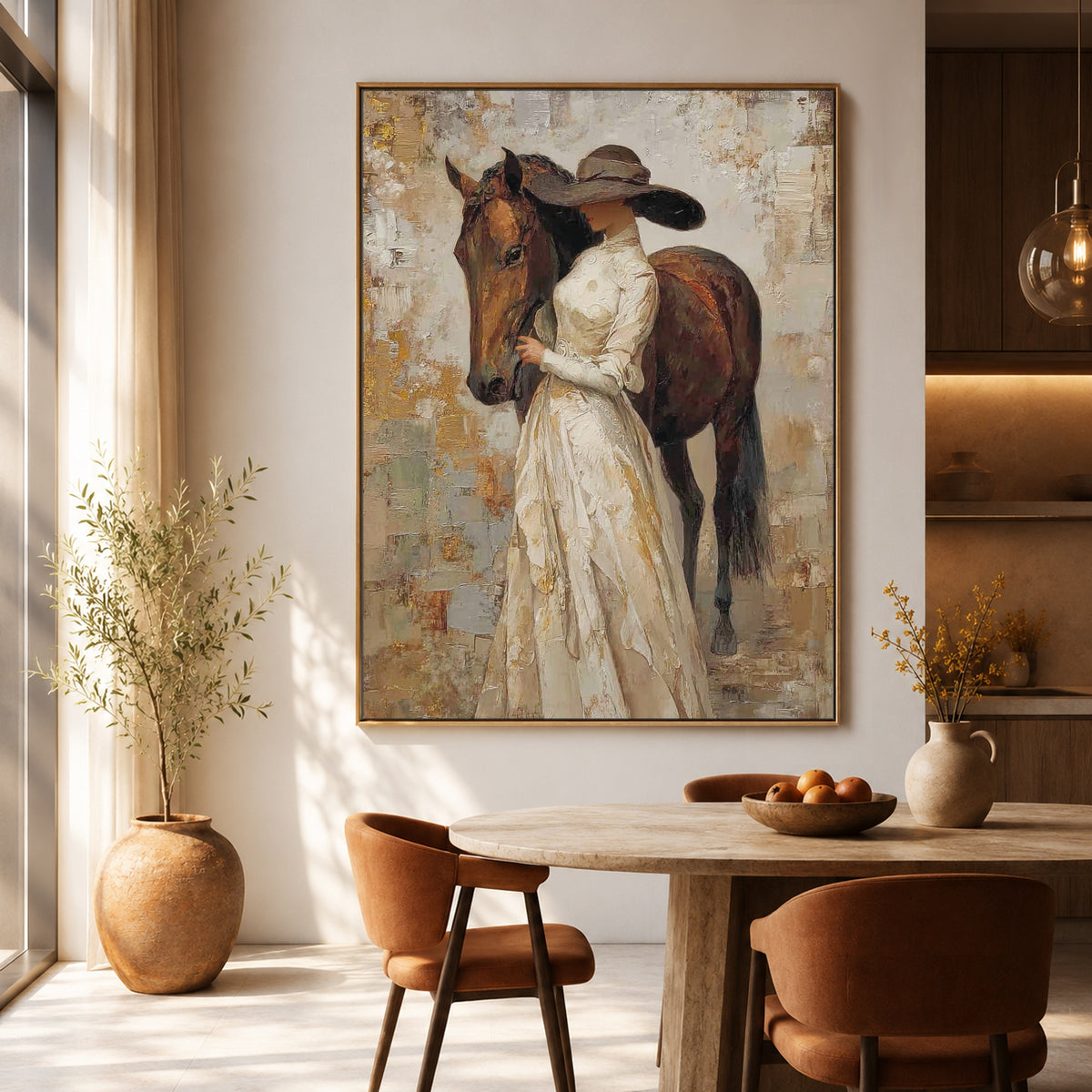 Close to Her Heart — artwork in an interior setting 3