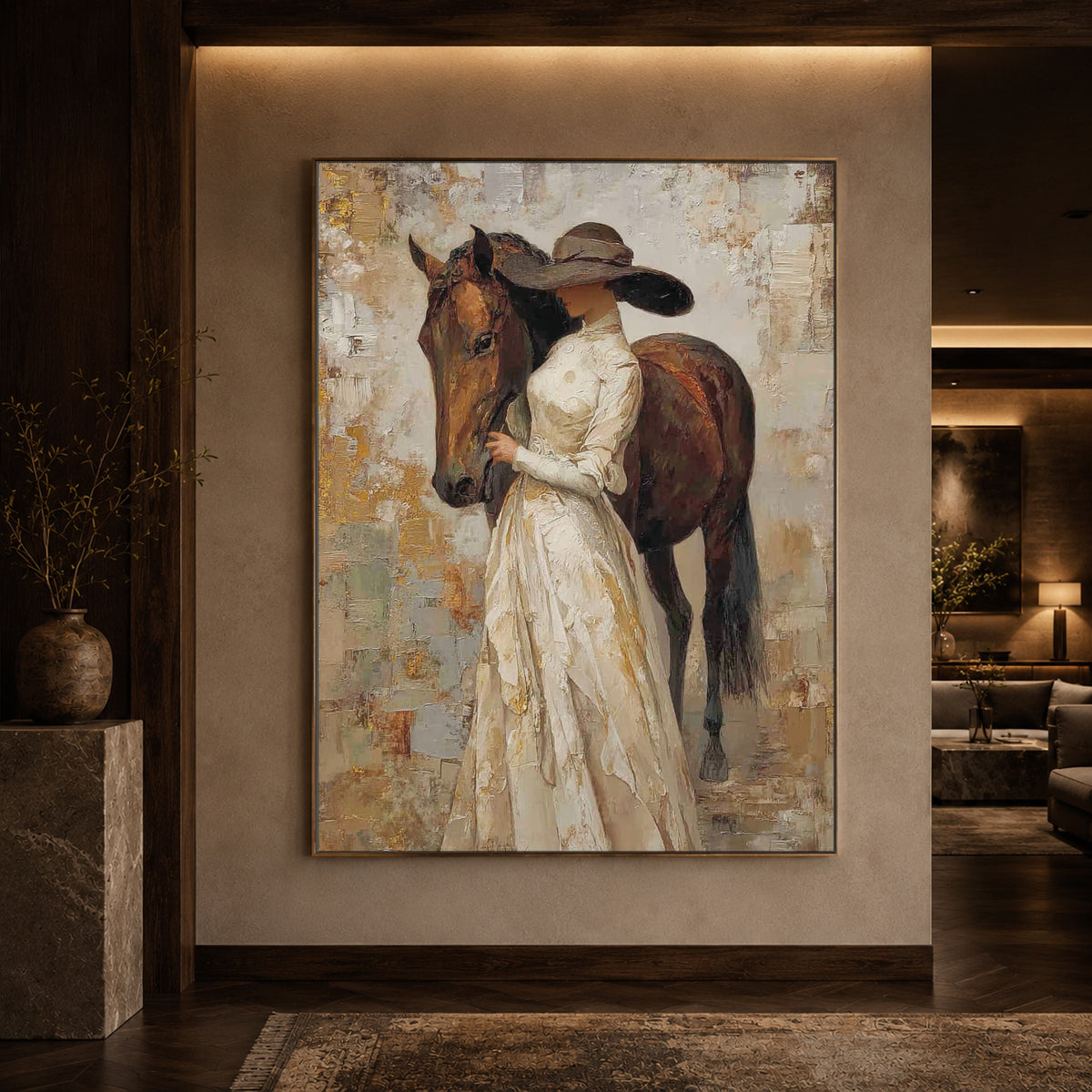 Close to Her Heart — artwork in an interior setting 4