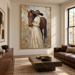 Close to Her Heart — artwork in an interior setting 6