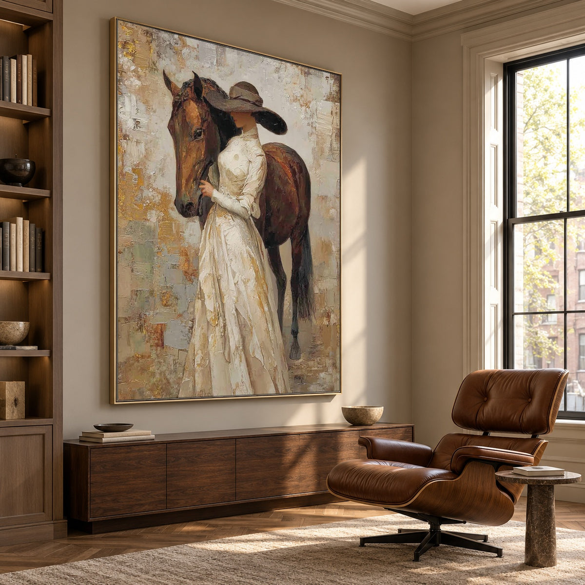 Close to Her Heart — artwork in an interior setting 7