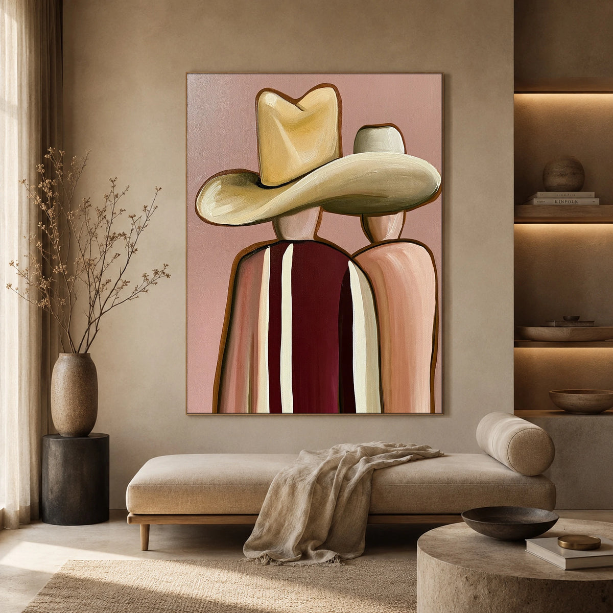 Close Under Two Brims — artwork in an interior setting 3