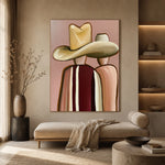 Close Under Two Brims — artwork in an interior setting 3
